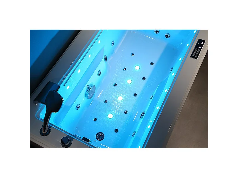 Baignoire balneo LORD SOLO MAX BLANC 1 place ARCHIPEL® 180X90 - GAUCHE