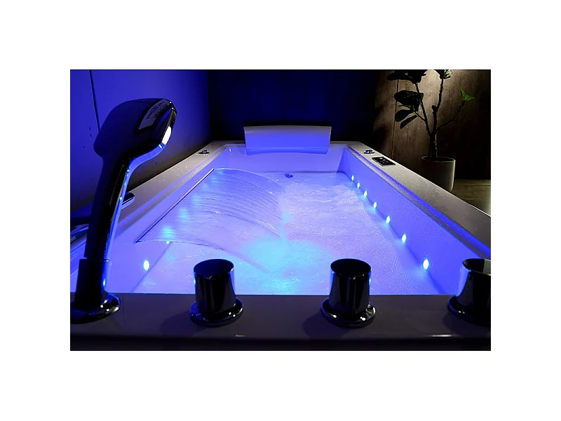 Baignoire balneo LORD SOLO MAX BLANC 1 place ARCHIPEL® 180X90 - GAUCHE