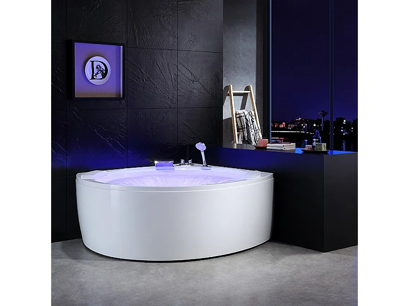 Baignoire balneo d'angle ELIXIR 360 Archipel® 150x150