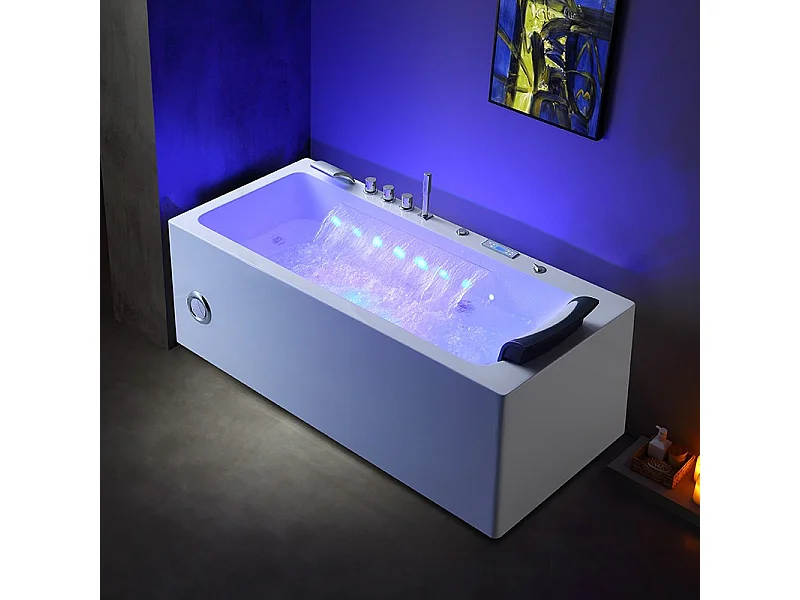 Baignoire balneo HAMILTON 160 ZELAND® 160x75 - angle gauche