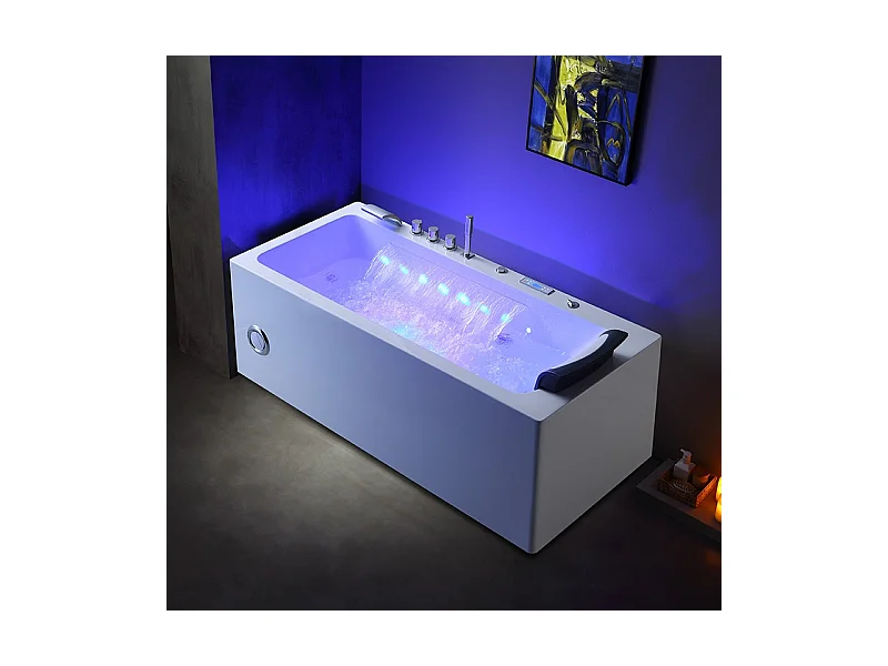 Baignoire balneo HAMILTON 160 ZELAND® 160x75 - angle gauche