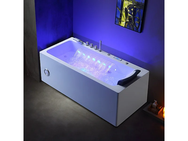 Baignoire balneo HAMILTON 160 ZELAND® 160x75 - angle gauche