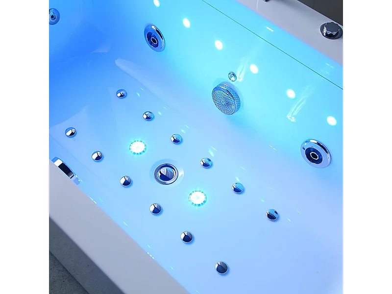 Baignoire balneo HAMILTON 160 ZELAND® 160x75 - angle gauche