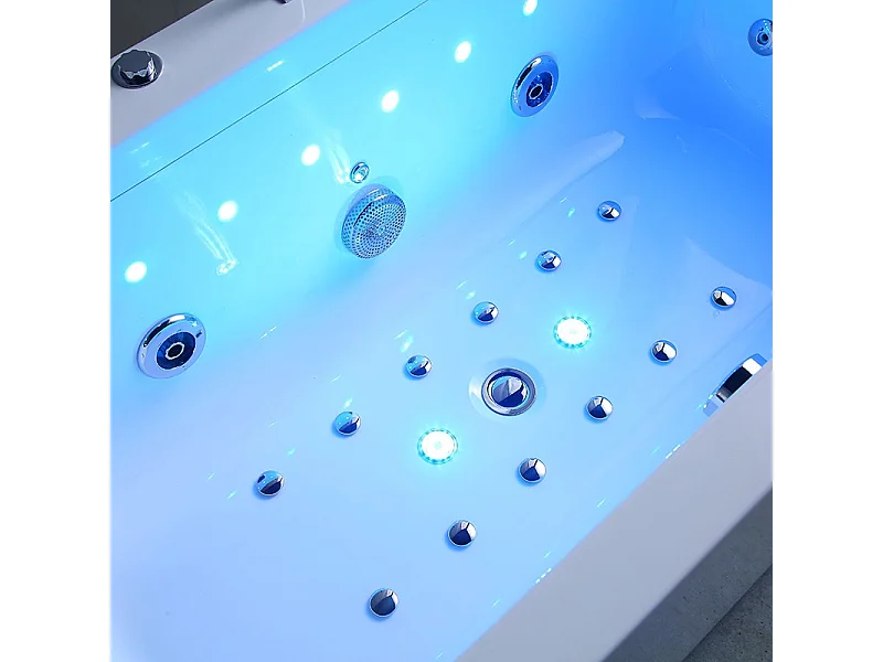 Baignoire balneo HAMILTON 170 ZELAND® 170x75 - angle droit