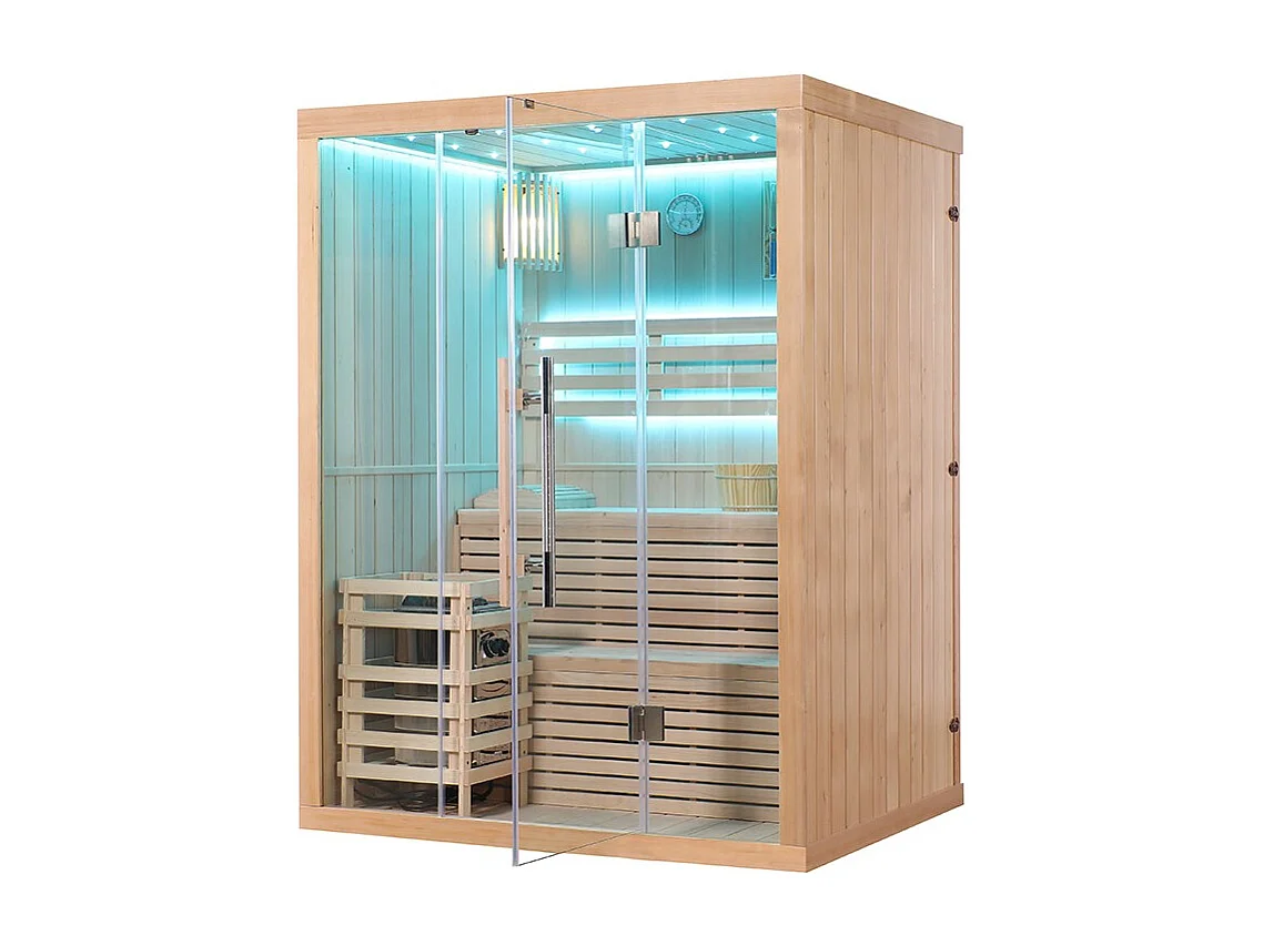 Sauna finlandais Nordica® Vapeur V23 - 2-3 places - 150 x 120 x H.200