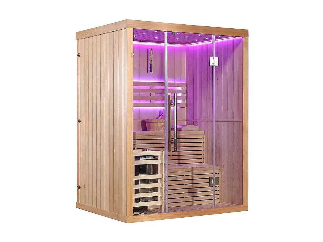 Sauna finlandais Nordica® Vapeur V23 - 2-3 places - 150 x 120 x H.200