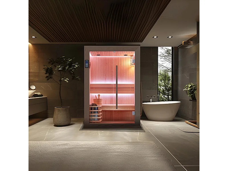 Sauna Boreal® SIBERIA 130 - 2 places - 130*110*190