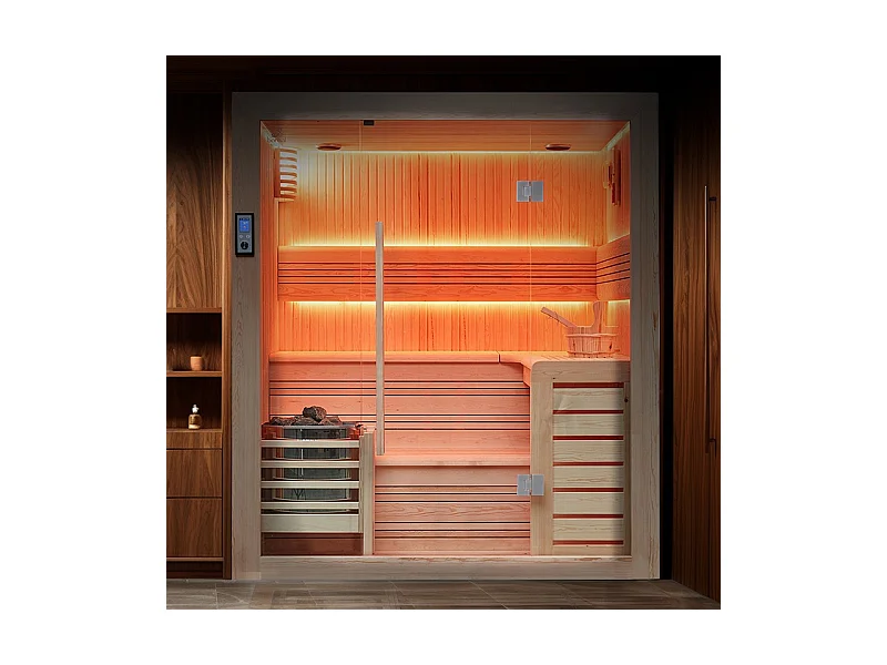 Sauna traditionnel à vapeur Boreal Evasion Baltik - 200x170x210 cm