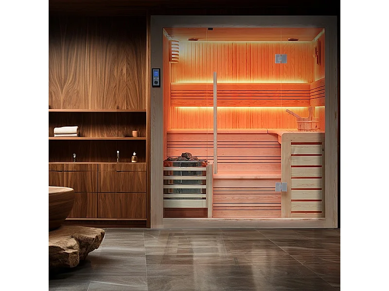 Sauna traditionnel à vapeur Boreal Evasion Baltik - 200x170x210 cm