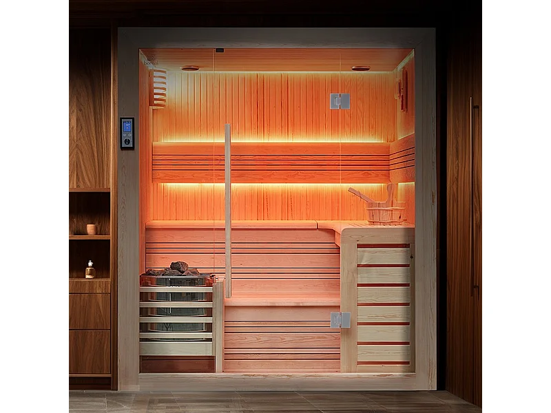 Sauna traditionnel à vapeur Boreal Evasion Baltik - 200x170x210 cm