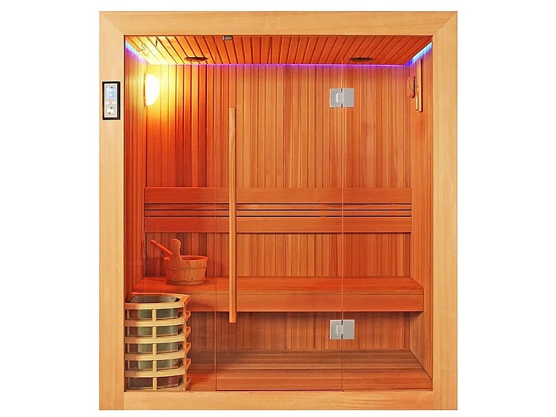 Sauna Boreal® Evasion 180 - sauna de luxe en cèdre rouge 3 à 4 personnes