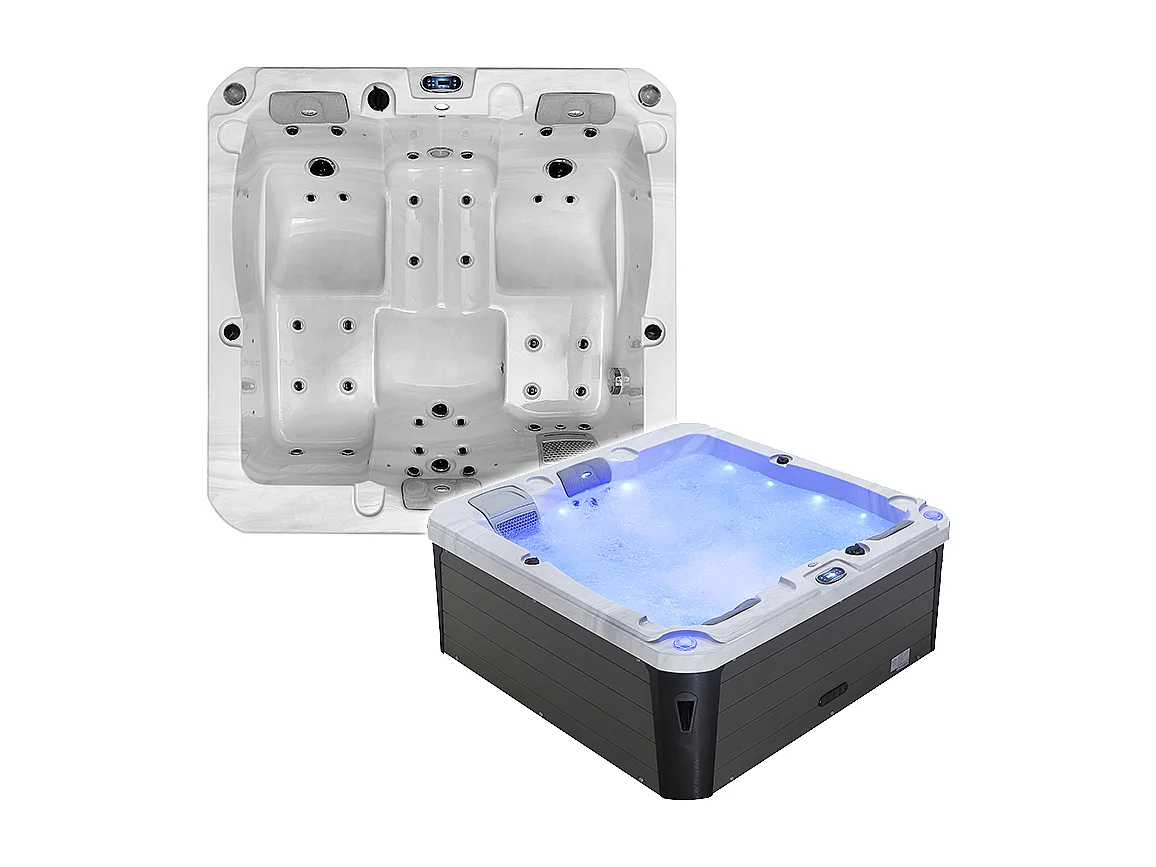 Spa Archipel® GR3 Relaxation : Spa Balboa® 3 places allongées 200 x 200 cm