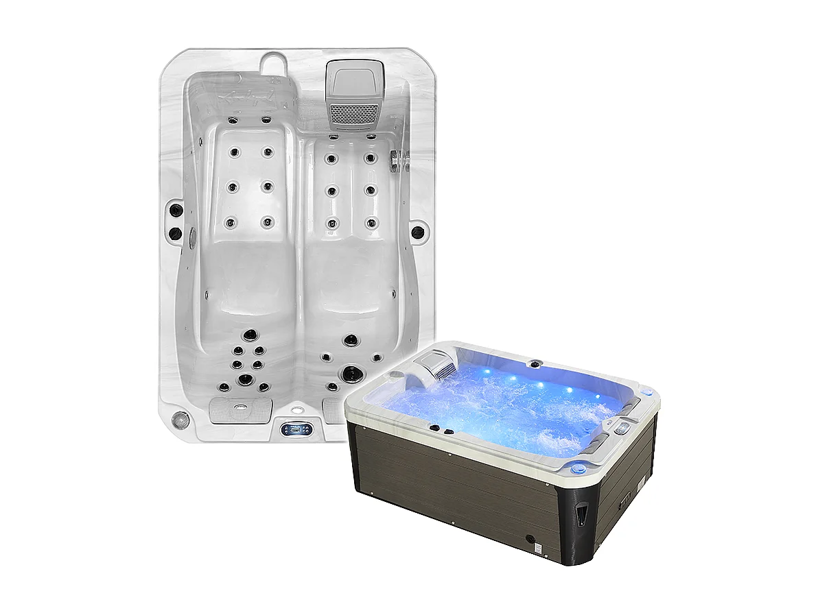 Spa Archipel® GR2 Relaxation : Spa Balboa® 2 places allongées 210 x 148 cm