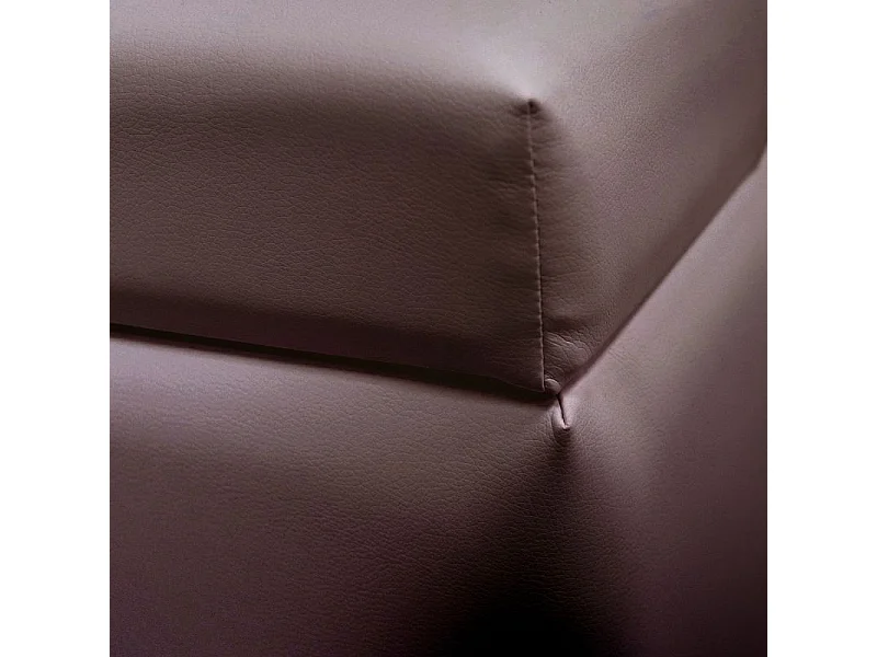 Arcón elevable capitoné Milos Marrón