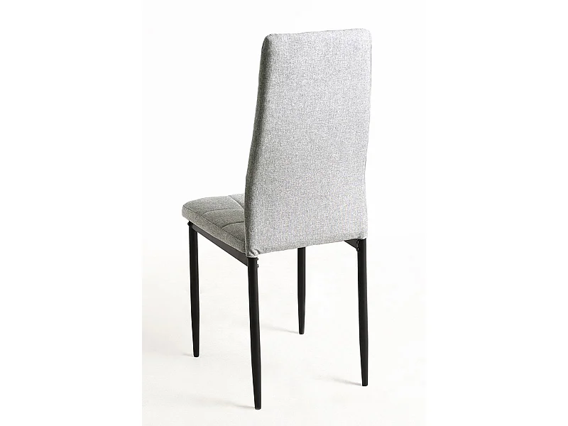 Packs Sillas Comedor - Pack 4 Sillas Lan Tela - Gris claro