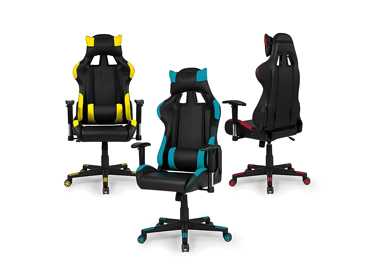Silla gaming Silverstone Negro - Turquesa Silverstone