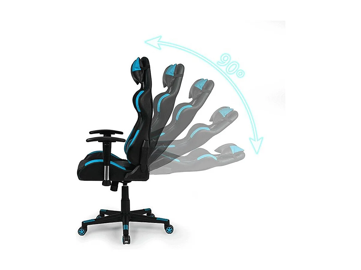 Silla gaming Silverstone Negro - Turquesa Silverstone