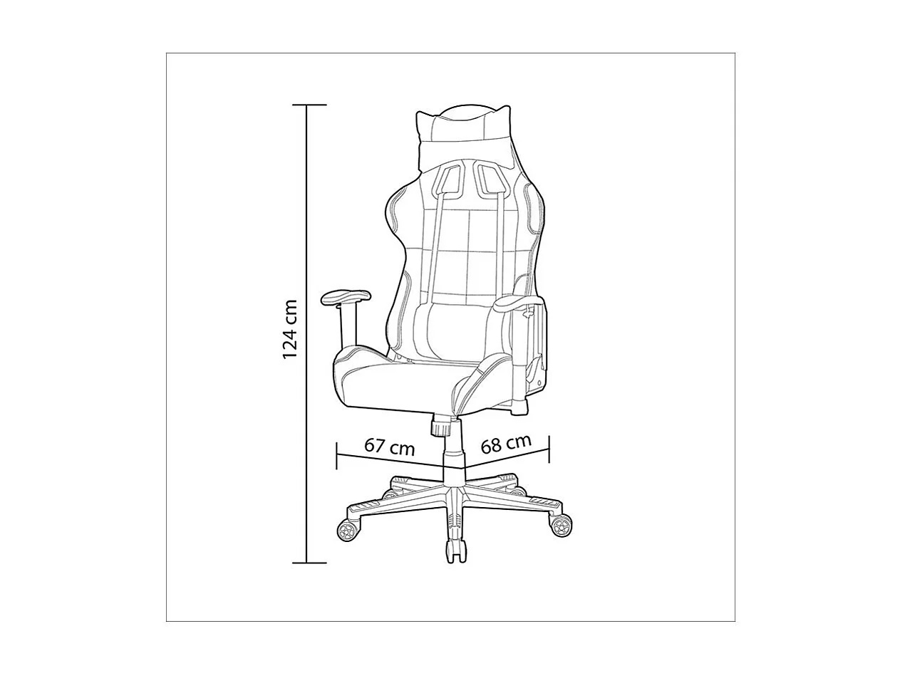 Silla gaming Silverstone Negro - Turquesa Silverstone