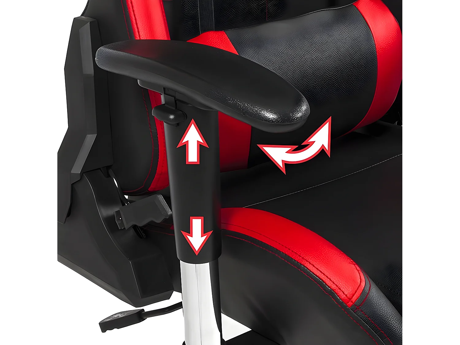 Silla gaming Silverstone Negro - Rojo Silverstone