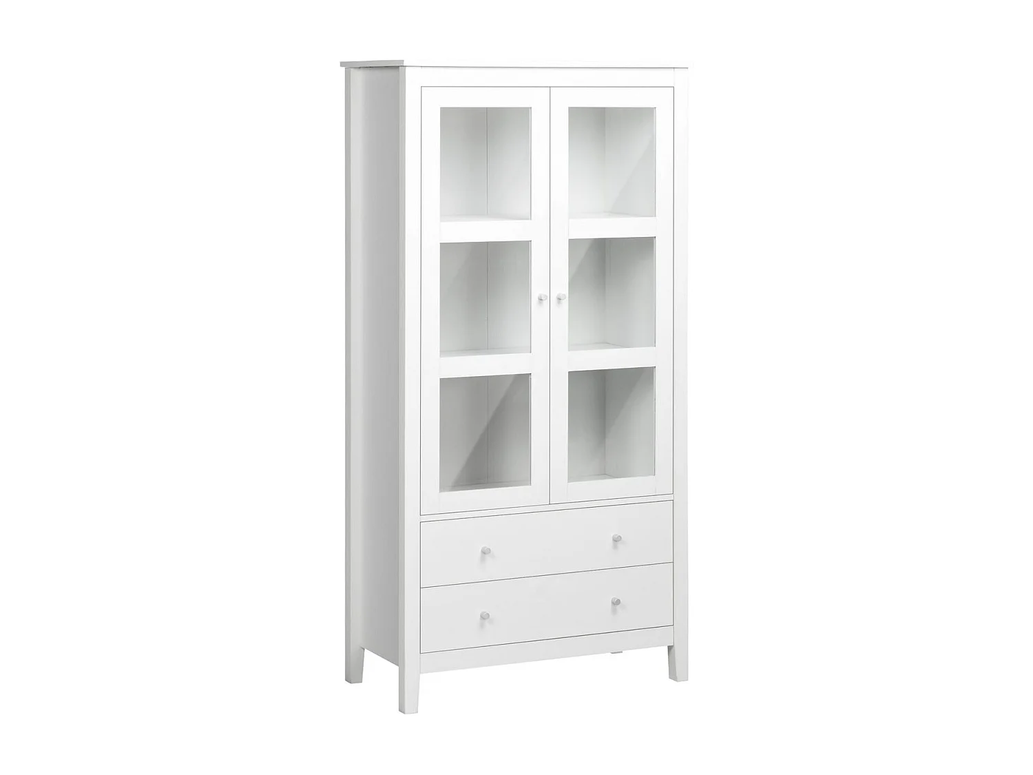 Vitrina de salón blanco 80x40x160 cm HOMCOM