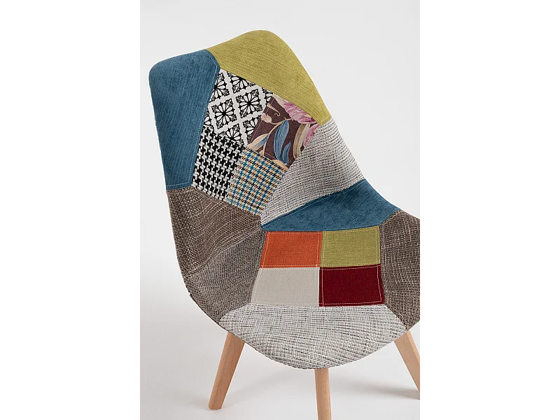 Sillas Comedor - Silla Synk Patchwork - Patchwork colores