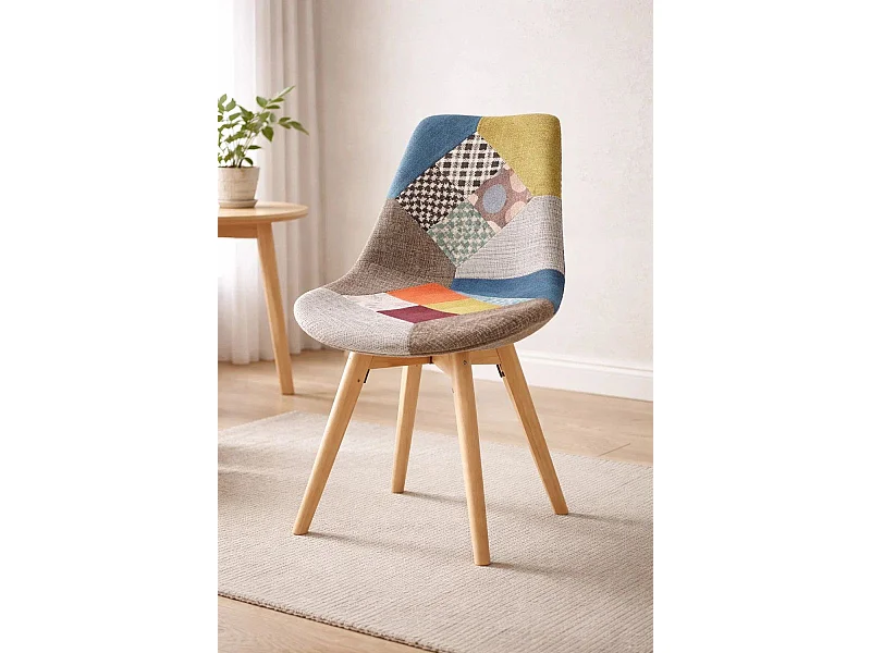 Sillas Comedor - Silla Synk Patchwork - Patchwork colores