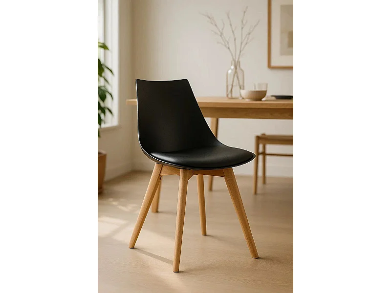 Sillas Comedor - Silla Blok - Negro