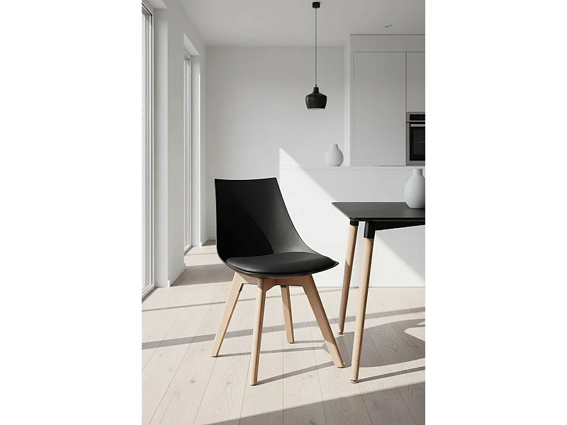 Sillas Comedor - Silla Blok - Negro