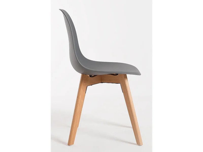 Packs Sillas Comedor - Pack 6 Sillas Kelen - Gris oscuro