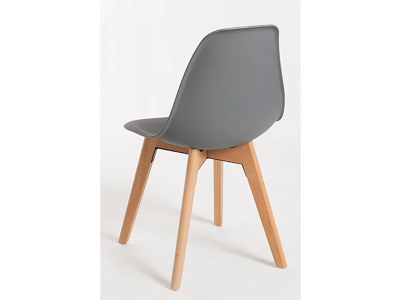 Packs Sillas Comedor - Pack 6 Sillas Kelen - Gris oscuro