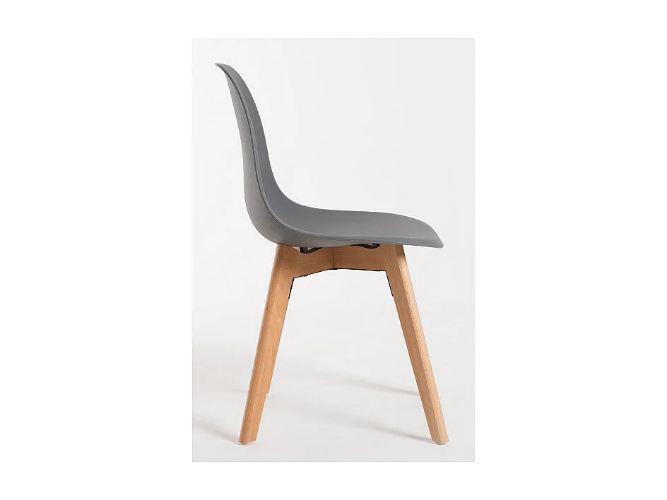 Packs Sillas Comedor - Pack 4 Sillas Kelen - Gris oscuro