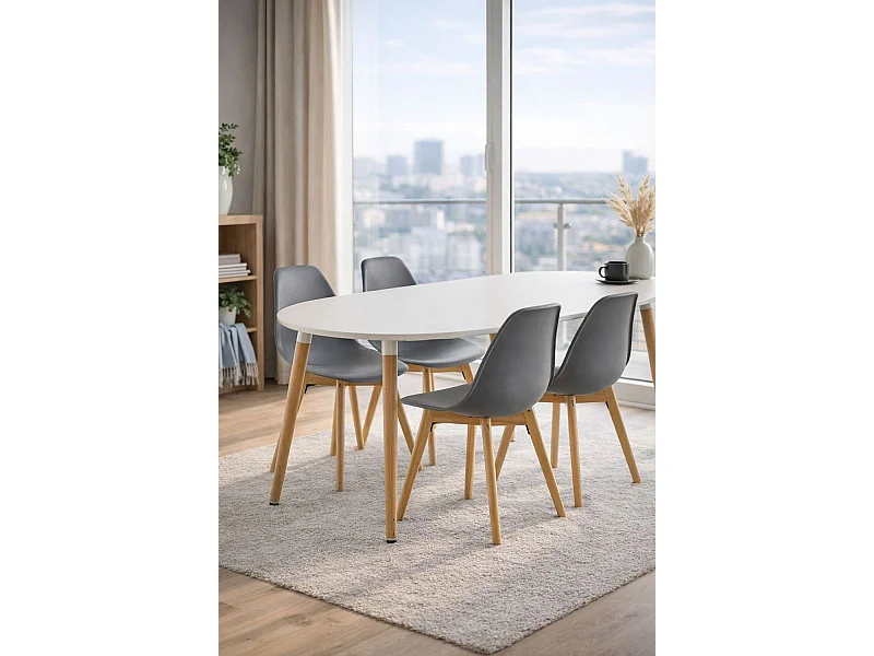 Packs Sillas Comedor - Pack 4 Sillas Kelen - Gris oscuro