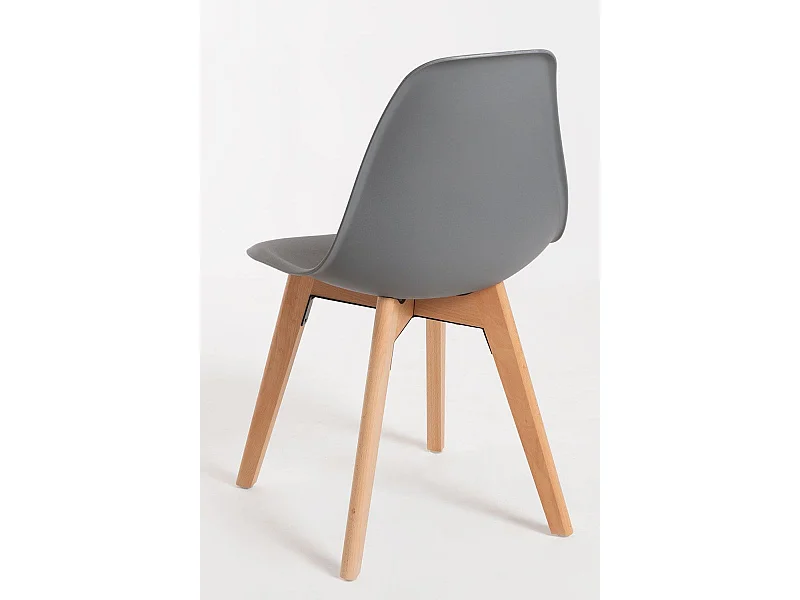 Packs Sillas Comedor - Pack 4 Sillas Kelen - Gris oscuro