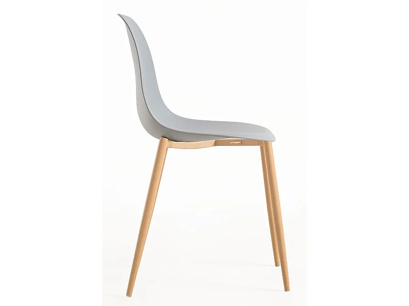 Packs Sillas Comedor - Pack 4 Sillas Mykle - Gris claro