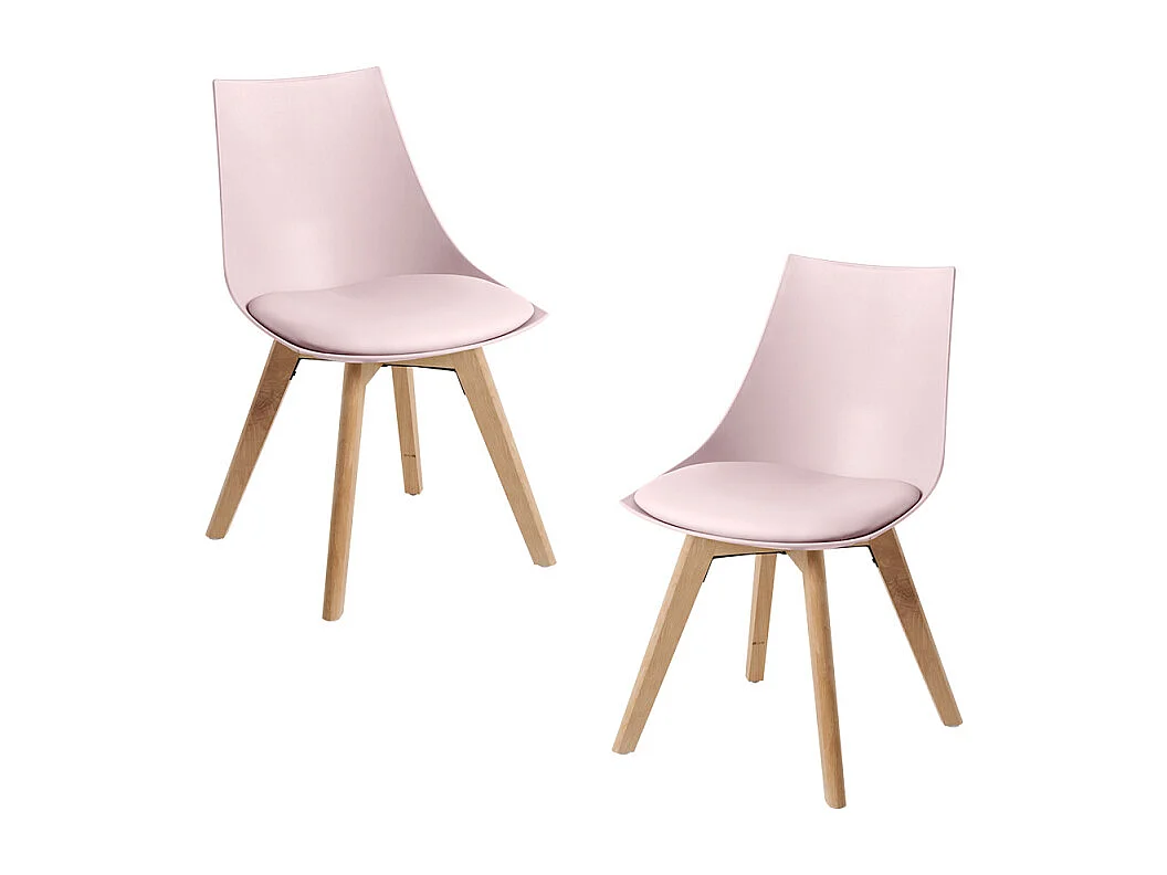 Packs Sillas Comedor - Pack 2 Sillas Blok - Rosa
