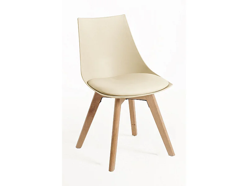 Sillas Comedor - Silla Blok - Beige