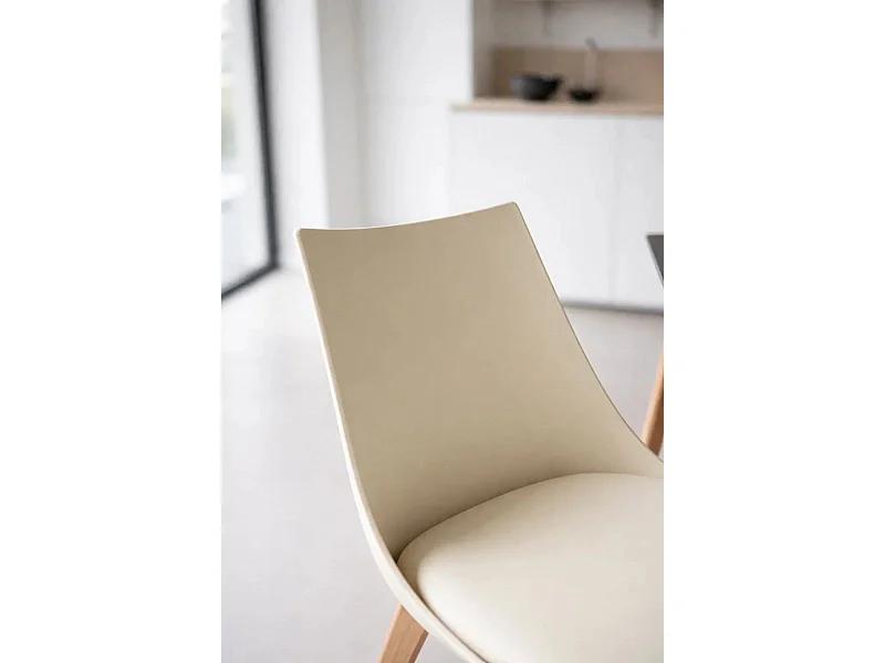 Sillas Comedor - Silla Blok - Beige