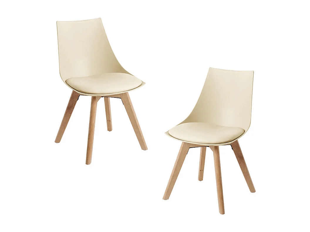 Packs Sillas Comedor - Pack 2 Sillas Blok - Beige