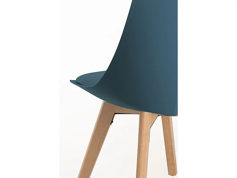 Sillas Comedor - Silla Blok - Verde azulado