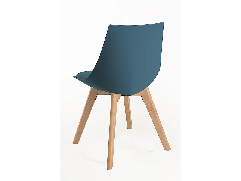 Packs Sillas Comedor - Pack 4 Sillas Blok - Verde azulado