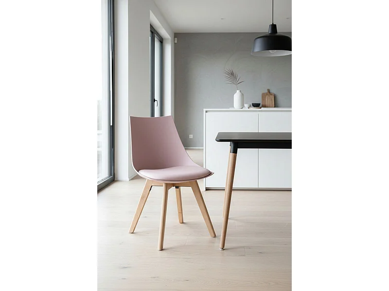 Sillas Comedor - Silla Blok - Rosa