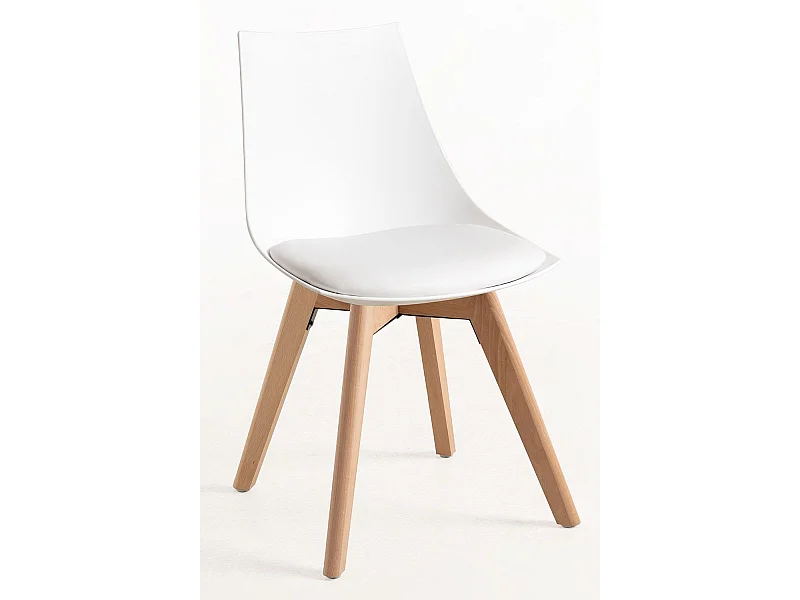 Packs Sillas Comedor - Pack 4 Sillas Blok - Blanco