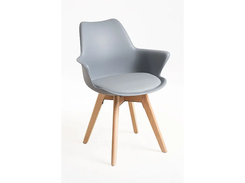 Sillas Comedor - Sillón Synk - Gris claro