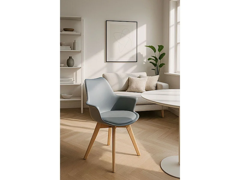 Sillas Comedor - Sillón Synk - Gris claro