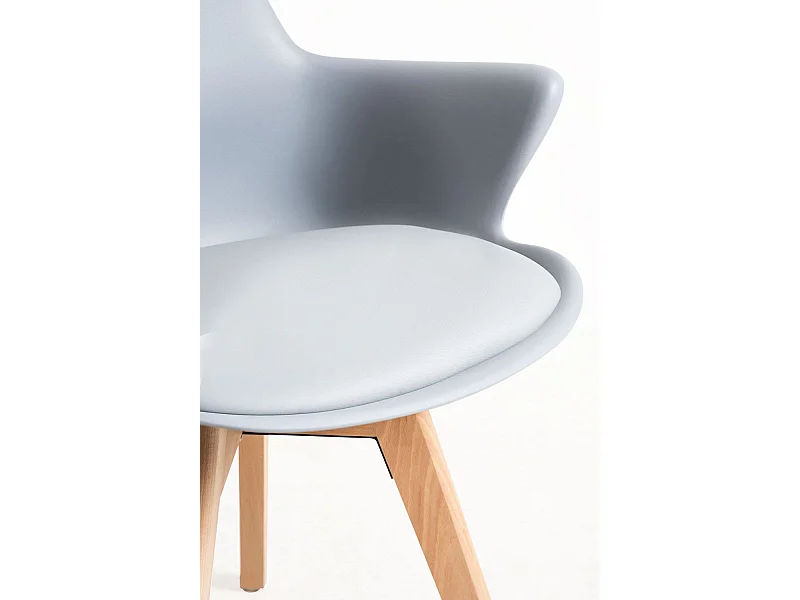 Sillas Comedor - Sillón Synk - Gris claro