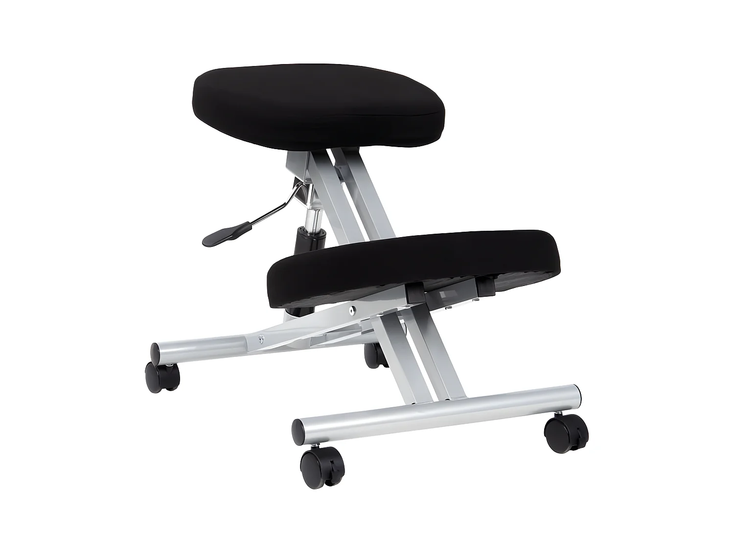 Silla ergonómica Ergochair negro aluminio Negro - Aluminio