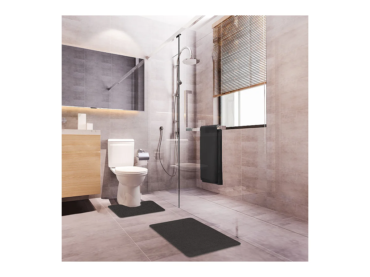 Tapis de bain chocolat 50x80cm