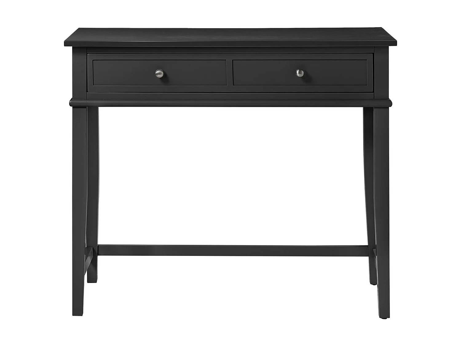 Franklin | Bureau avec 1 tiroir en mélaminé noir