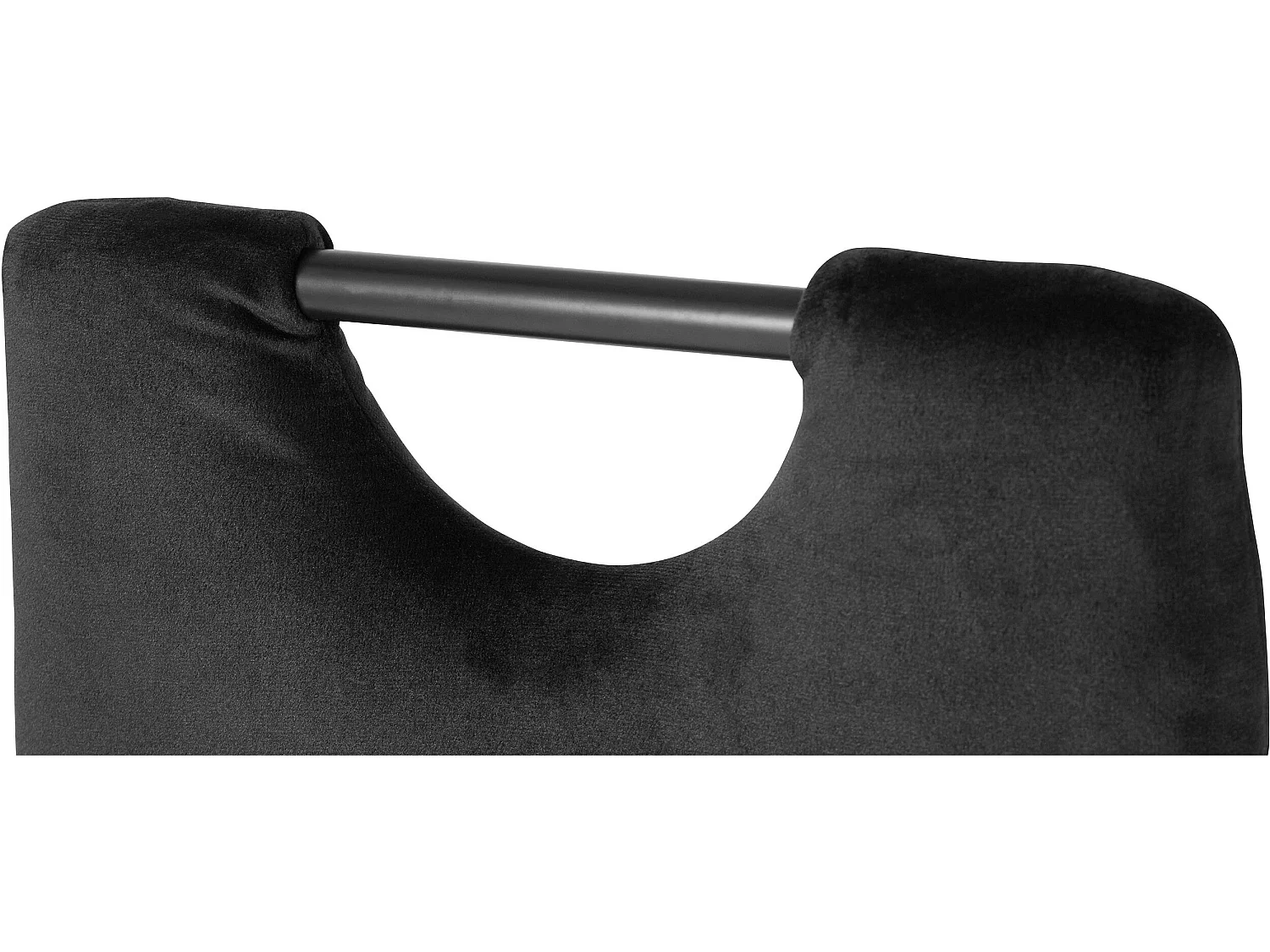 Mandy | Lot de 2 chaises de salle à manger en velours noir