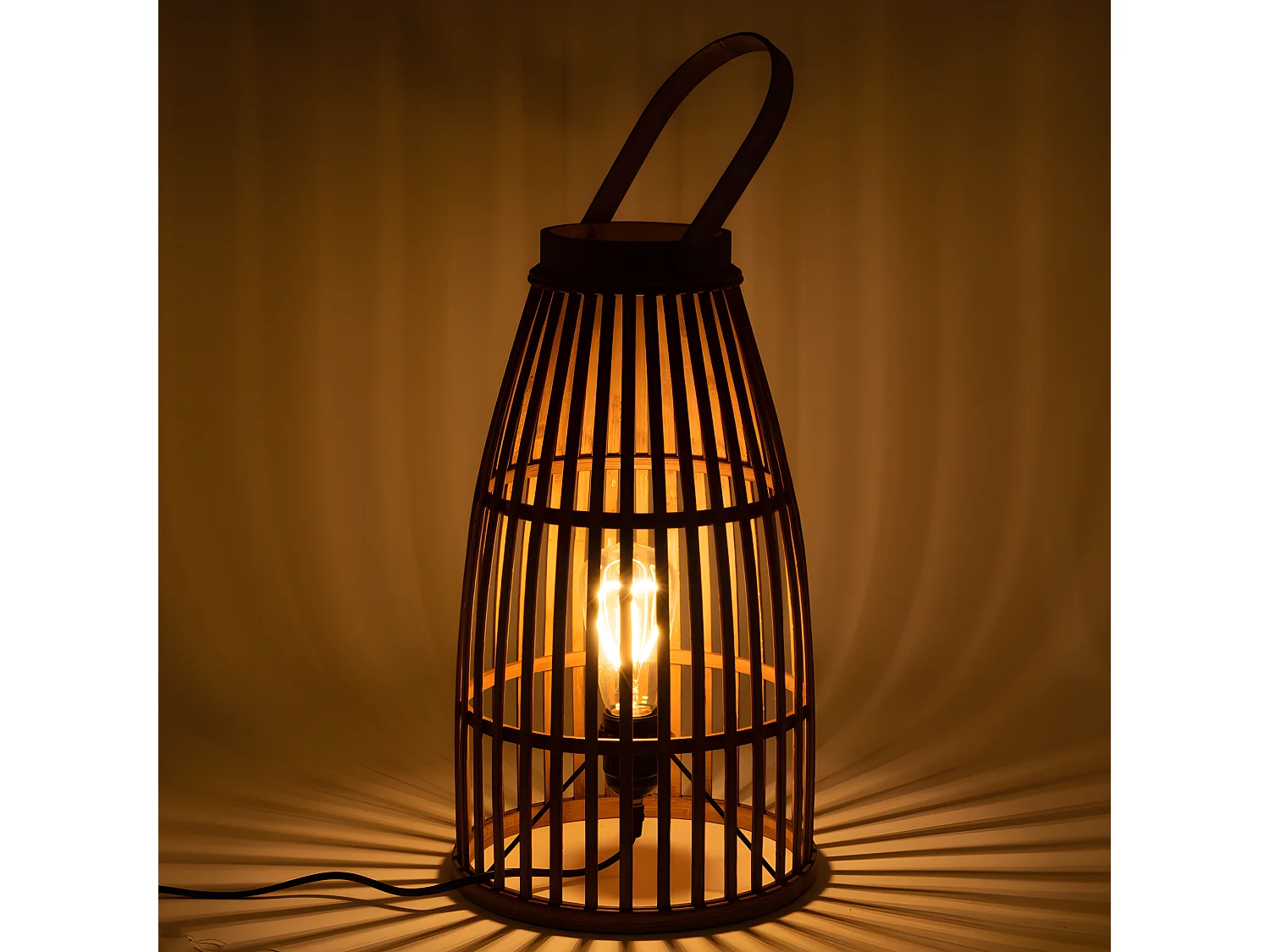 Lampe Dayana en bambou